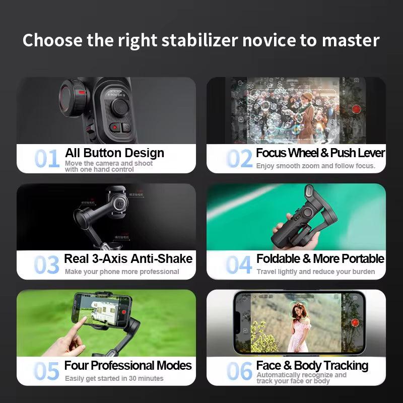 Axis smartphone gimbal