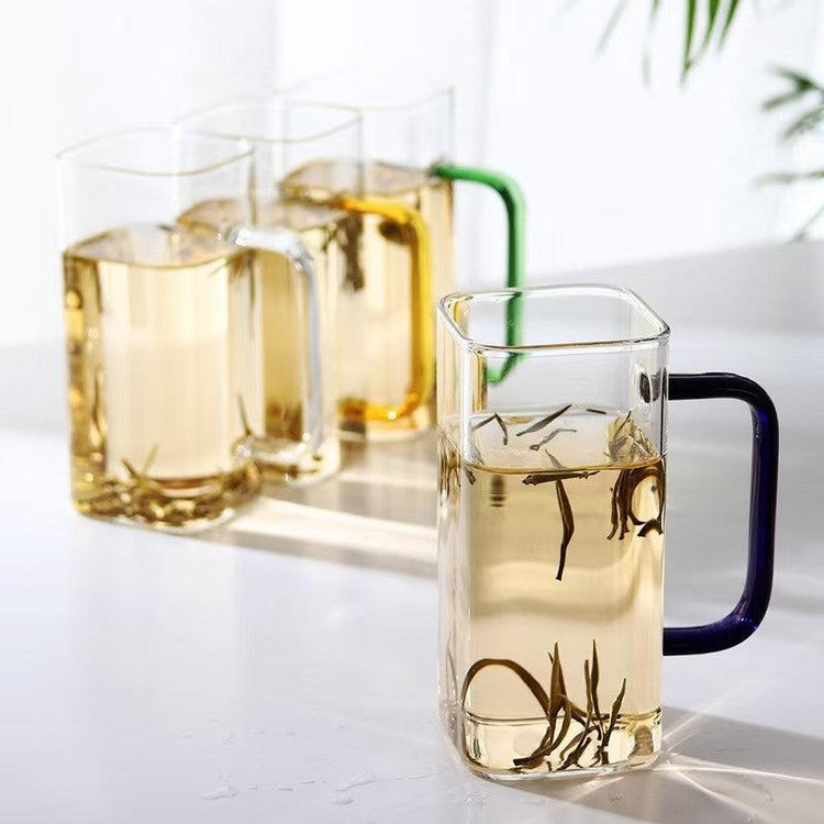 370ml Borosilicate Glass –Durable & Elegant for Cold Coffee & Tea - Market Moda