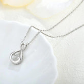 dancing diamond necklace