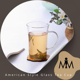 american style glass mug 200 ml