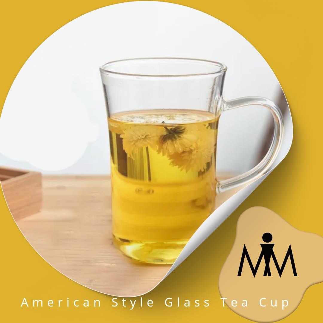 american style glass mug 200 ml