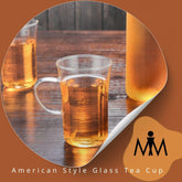 american style glass mug 200 ml