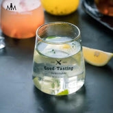 Elegant glass tumbler Cupus design 350 ml - Market Moda