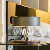 "Luxurious Bluetooth speaker lamp with wireless charging and LED light"