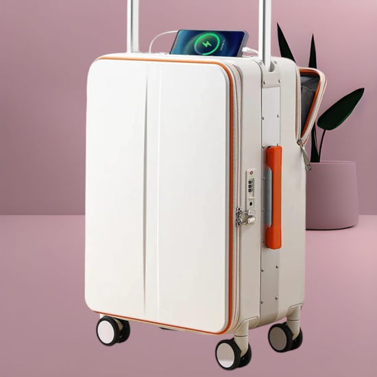 Smart carry-on with USB port